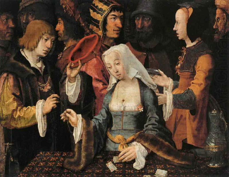 FortuneTeller with a Fool, Lucas van Leyden